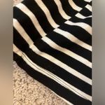 Old Navy woman’s black and white stripe dress size medium Photo 2