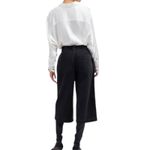 Madewell NWT Denim Culottes Johnston Black Wash High Rise Size 32 Photo 2