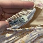 Arizona Jeans Arizona jean Co peach floral ruffle sleeve mini dress NWT Photo 4