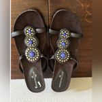 Montego Bay Club  Slip on Wedge Slide Sandals Woman's size 6.5 Photo 8