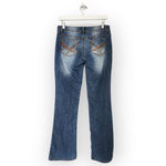 American Vintage Y2K LEI Ashley Low Rise Slim Bootcut Jeans Brown Stitching Pocket Design Jeans 2 Photo 5
