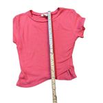 Silence + Noise  Womens Coral Pink Crop Stretchy Knit Top Sz XS Photo 3