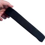 Vintage L and M Clutch Handbag Purse Black and Gold Tone Photo 3