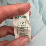 Vintage Pinehurst Lingerie Sheer Long Robe Dressing Gown Blue Size M Lace USA Size M Photo 5