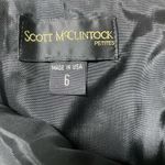 Vintage Scott McClintock Blacked Floral Beaded Mini Party Cocktail Dress Size 6 Black Photo 6