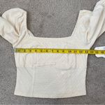 Billabong  Flora Smocked Back Top Ivory M‎ Photo 7