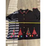 CST Sport Black Christmas Tree Plaid Button Up Shirt Women 5X Holiday Festive Photo 6