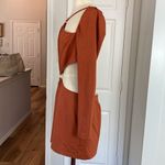 DUNDAS REVOLVE Jade Ring cutout mini dress Orange Size L Photo 9