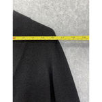 Premise Studio Black Metallic Silver Fibers Plus Size 0X Cardigan 3/4 Sleeve Photo 5