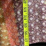 BUCKETLIST S Patchwork jumpsuit w/pockets one piece FLAW smocked bodice wide leg Purple Photo 9