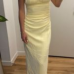 Peppermayo  - Xena Gathered Maxi Dress - Yellow Photo 4
