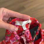 Love Shack Fancy SET NWT  CORBETT SKIRT AND FINELLI BRALETTE IN MAMBO RED Photo 7