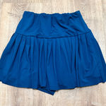 SheIn  | Women's Teal Blue Pleated Tennis Athletic Mini Skirt Skort, Size S Photo 0