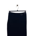 Max & Mabel Velvet Wrap Maxi Skirt Black Size M Vintage Size M Photo 4