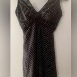 Trina Turk  Swimsuit Swim Dress Bathing‎ Suit Black & White Polkadot NWT Swimwear Photo 0