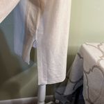 Kerisma  Elegant Cream Mercerized wool blend lightweight high low sweater, M/L Photo 11