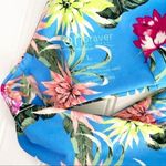 Tori Praver Swimwear Tori Praver Swim Floral Halter Wrap Bikini Top Bathing Suit Flowers Size Large Photo 3