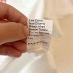 NWOT Bunny Rabbit Flowers Retro Style Kitsch White Crop Top Shirt Size Large Photo 5