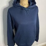 Allbirds NWT Women Size S True Navy Blue R&R Pullover Hoodie Pima Cotton Hemp Photo 2