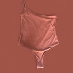 Meshki  bodysuit Kamora one shoulder cami strap thong Large sierrra Large NeW Photo 1