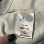 Catalina Blue & green palm plus size tankini halter top. EUC Photo 6