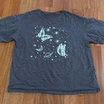 SheIn  Brown Short Sleeve Tees with Graphic Designs size M Photo 0