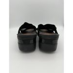 BZees 2.5" Sandals Womens 9 Desire Wedge Slip On Stretch Vacation Travel Beach Black Photo 3