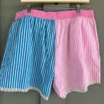 Simply Southern  Serena Boxer shorts pink and blue pinstripe size XXL Photo 3