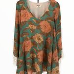 Show Me Your Mumu  Portabella Crochet Trim Bell Sleeve Dress in Miss Magnolia Photo 2