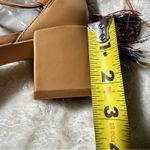 Rebecca Minkoff  Tan Sandals Size 9 Neutral Resort Strappy Laces Pom Pom Coastal Photo 4