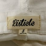 Listicle White Denim Overall Dress Photo 2