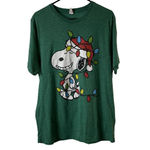 Snoopy Christmas Holiday Lights Tee T Photo 1