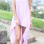 Sabo Skirt lilac tail dress ( hi lo) womens size 6 Photo 0