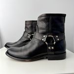 Frye Black Leather Ankle Boots Photo 3