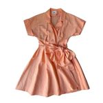 Claudie Pierlot Paris Short Sleeve Coral Tie Photo 6