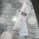 Anthropologie  Skirt Jacquard Embellished Mini High Rise NWT Line White Metallic Photo 5