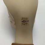 J.Crew  MARLOW HUARACHE MULES Leather Light Blush 3.5" Heel Sz 7.5 New with box Photo 6