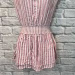 Rails Angelina Rose Stripe - Women’s XS Linen Blend Cap Sleeve Mini Dress Photo 7