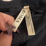 Roma  Grey/Blue Ribbed Off the Shoulder Bodycon Long Sleeve Dress Photo 2