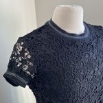 ZARA  Dress Womens Sz Small Black Star Lace Grunge Photo 1