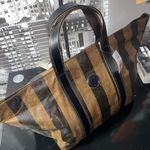 Fendi Authentic  Bag Pequin Striped Bag Photo 5