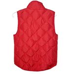 Woolrich poppy red quilted duck puffer vest size S Photo 51