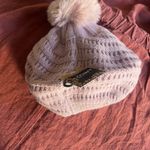 Pink Knit Beanie with Pom Pom Photo 1