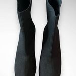 L'AMOUR DES PIEDS Picarus Black Stretch Knit Bootie With Heel Size 7 | EUC Photo 2