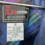 Vintage 90s Plaid Quilted Shacket Blue Pink Size XL Photo 3