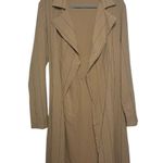 potter's pot Women M Wrap Jacket Lightweight Trench Tie Career Minimal Modest Photo 2