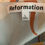 Reformation  NWT 100% Silk ellery dress Size L Photo 10