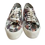 Seavees  Monterey Platform Low Top Sneakers Plaid Checkered Multi Color size 7.5 Photo 1