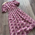 J.Crew NWT‎  Liberty fabric smock waist midi dress butterfield floral print Photo 9