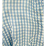 Tibi  Summer-Fresh Midi Shirtdress Long Sleeve Gingham Printed Blue Size 4 Photo 12